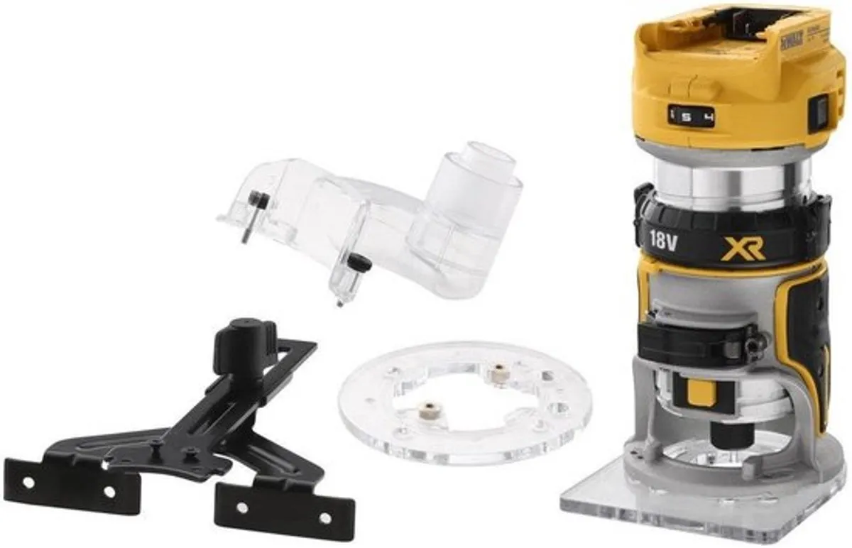 DeWalt DCW600N Accu Kantenfrees 18V - Zwart/Geel