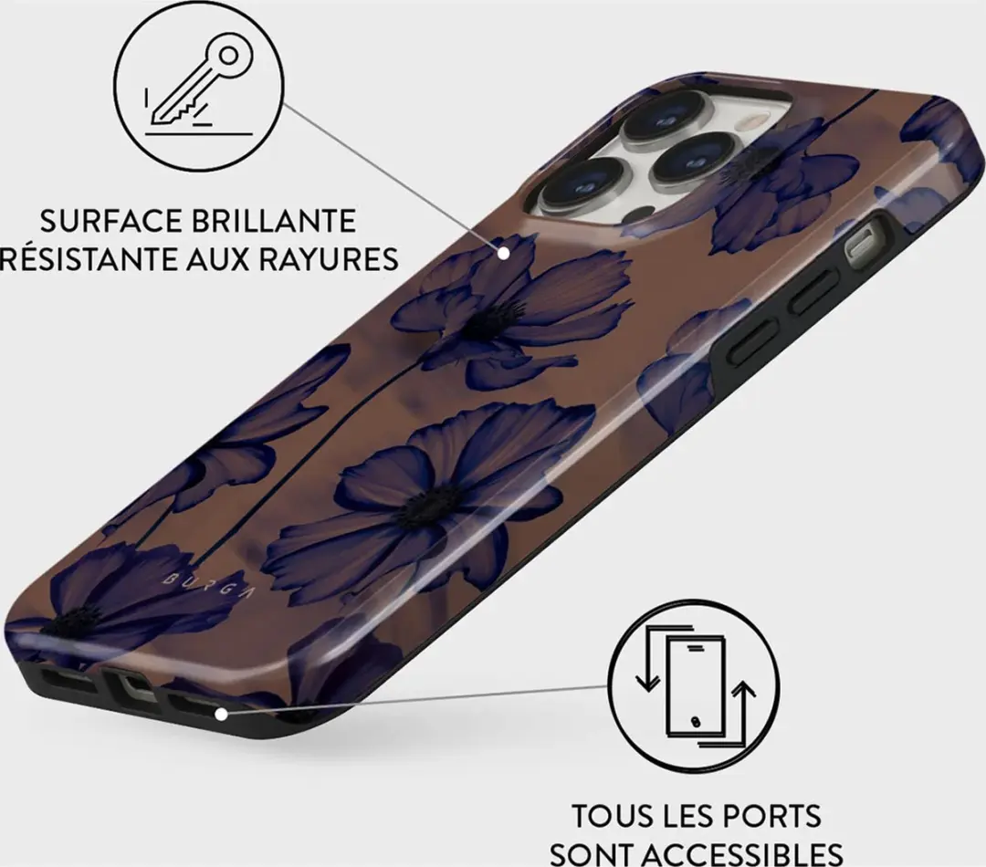 Burga Telefoonhoesje iPhone 14 Pro Max MagSafe Velvet Night
