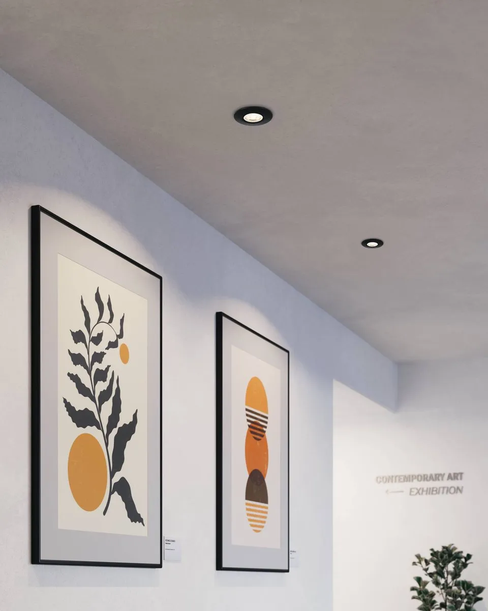 Eglo Zujar Inbouwspot LED Ø90mm - 10 Stuks - Zwart