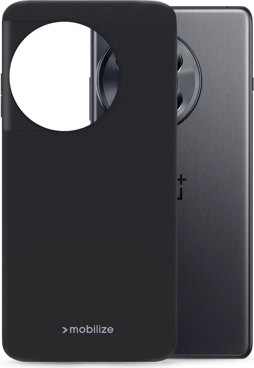 Mobilize Gelly Case OnePlus 12R - TPU Zwart - MOB-RGCMB-OP12R