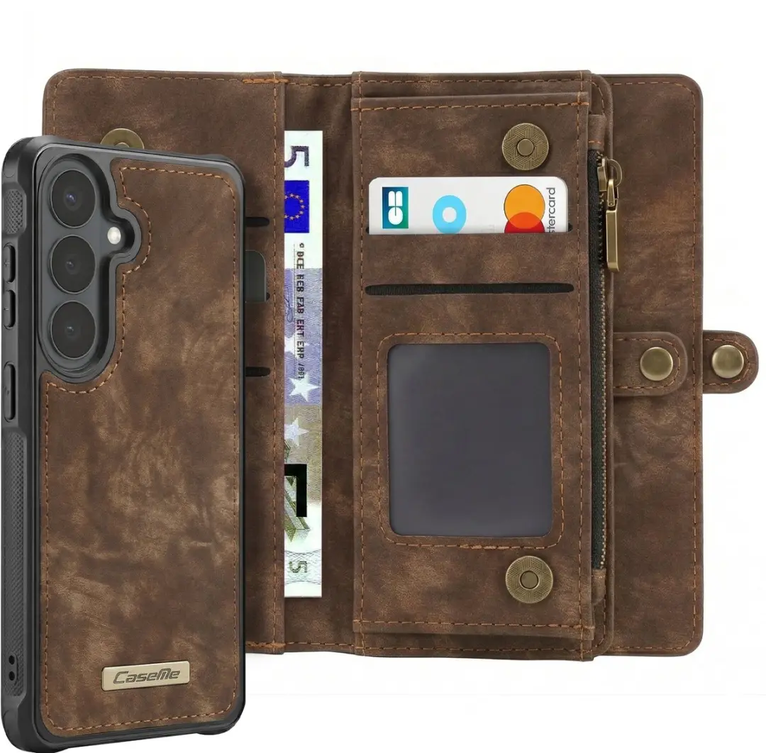 Caseme Folio-Kazval BR-S26R 2-in-1 Hoes Portemonnee