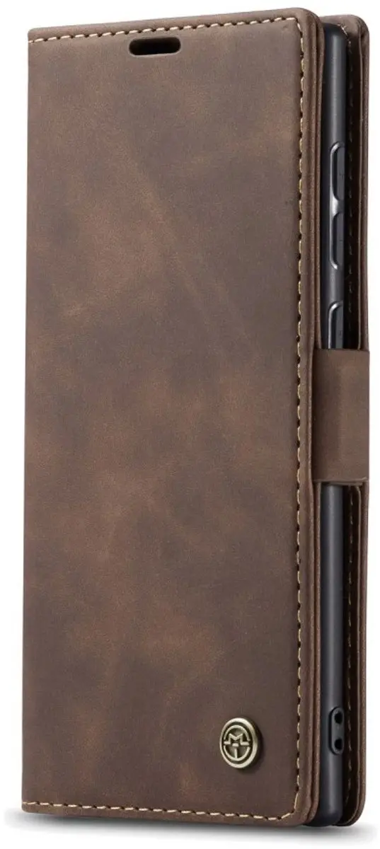 Caseme 013 Book Case Hoesje - Samsung Galaxy Note 10 Lite - Donkerbruin - afbeelding 6 van 6