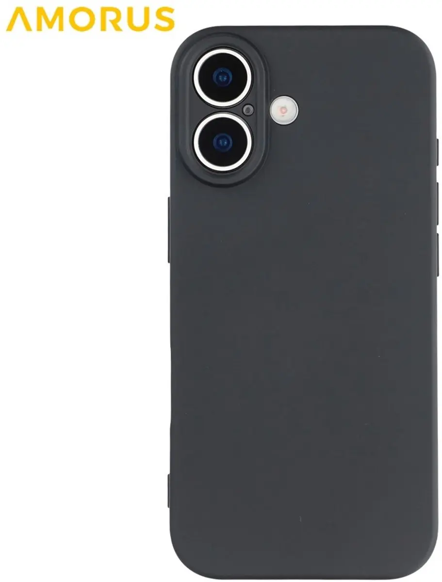 Amorus iPhone 17 Hoesje Charcoal Black