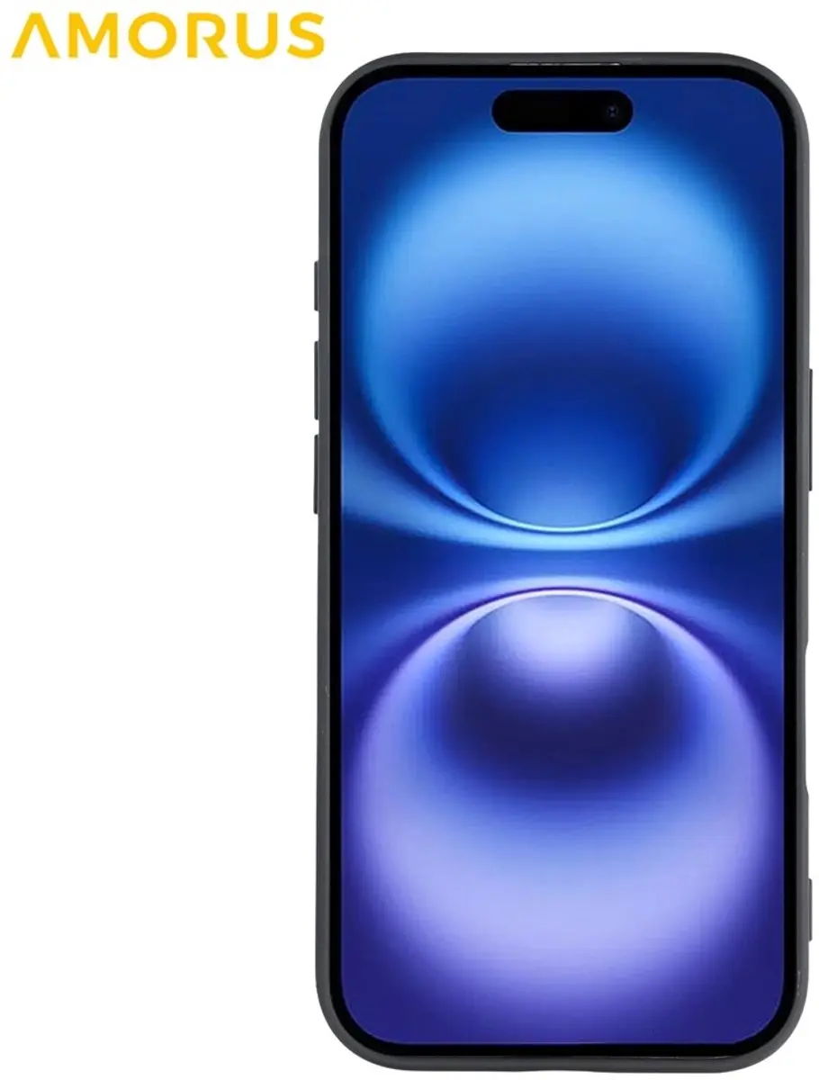 Amorus iPhone 17 Hoesje Charcoal Black