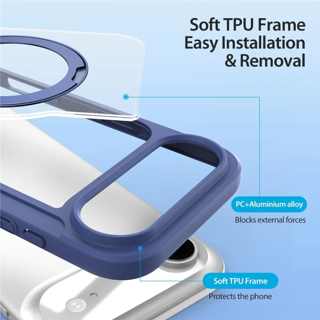 Dux Ducis Skin X Pro Book Case iPhone Air - MagSafe - Blauw
