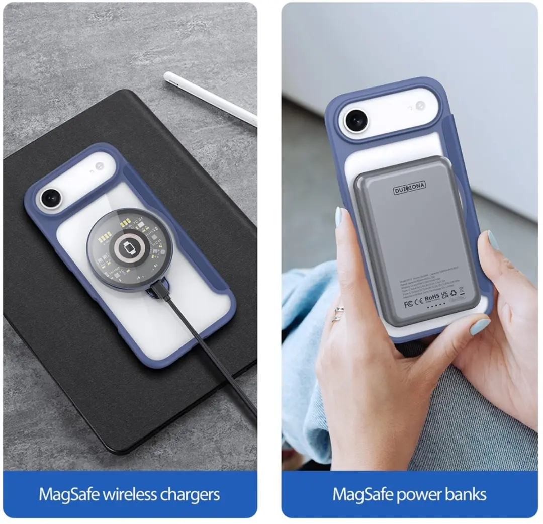 Dux Ducis Skin X Pro Book Case iPhone Air - MagSafe - Blauw