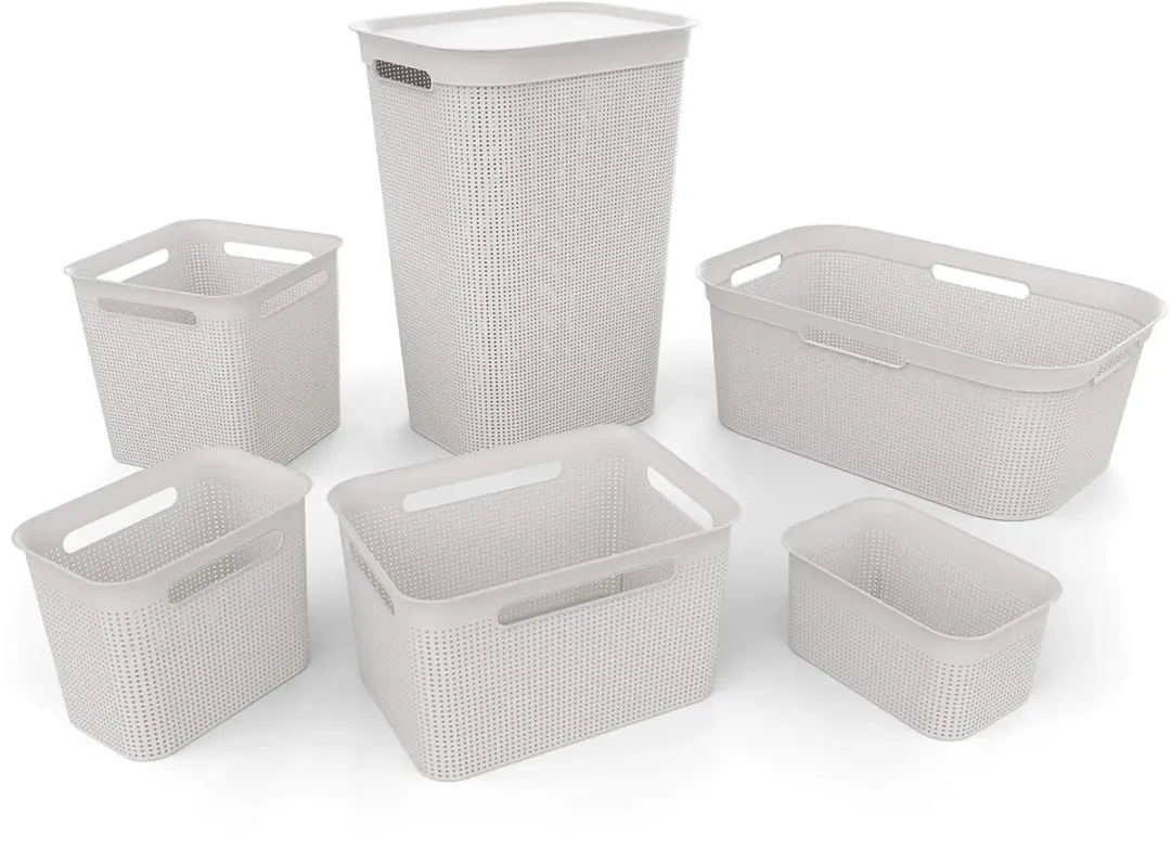 Rotho Brisen Flexibele Wasmand 41L - Wit