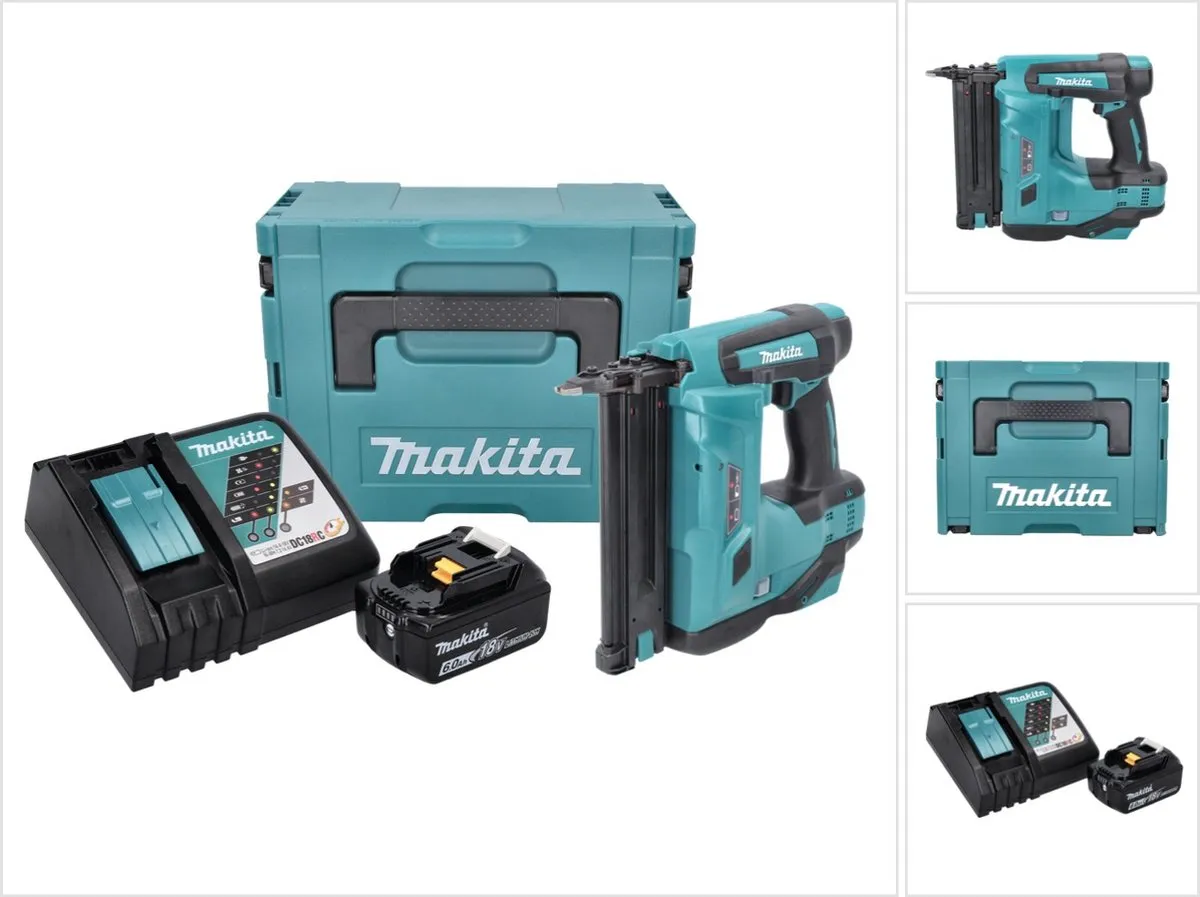 Makita DBN 500 RG1J Accu-Klemspijkermachine 18V