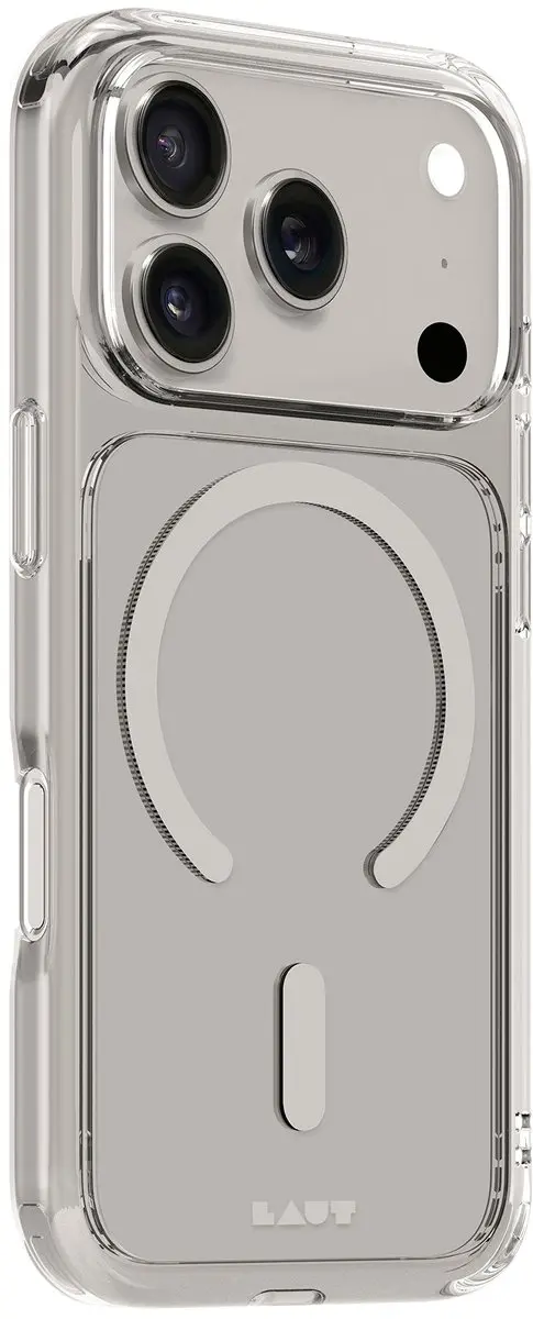 Laut Crystal Fluro iPhone 17 Pro Max Hoesje - Clear Grey