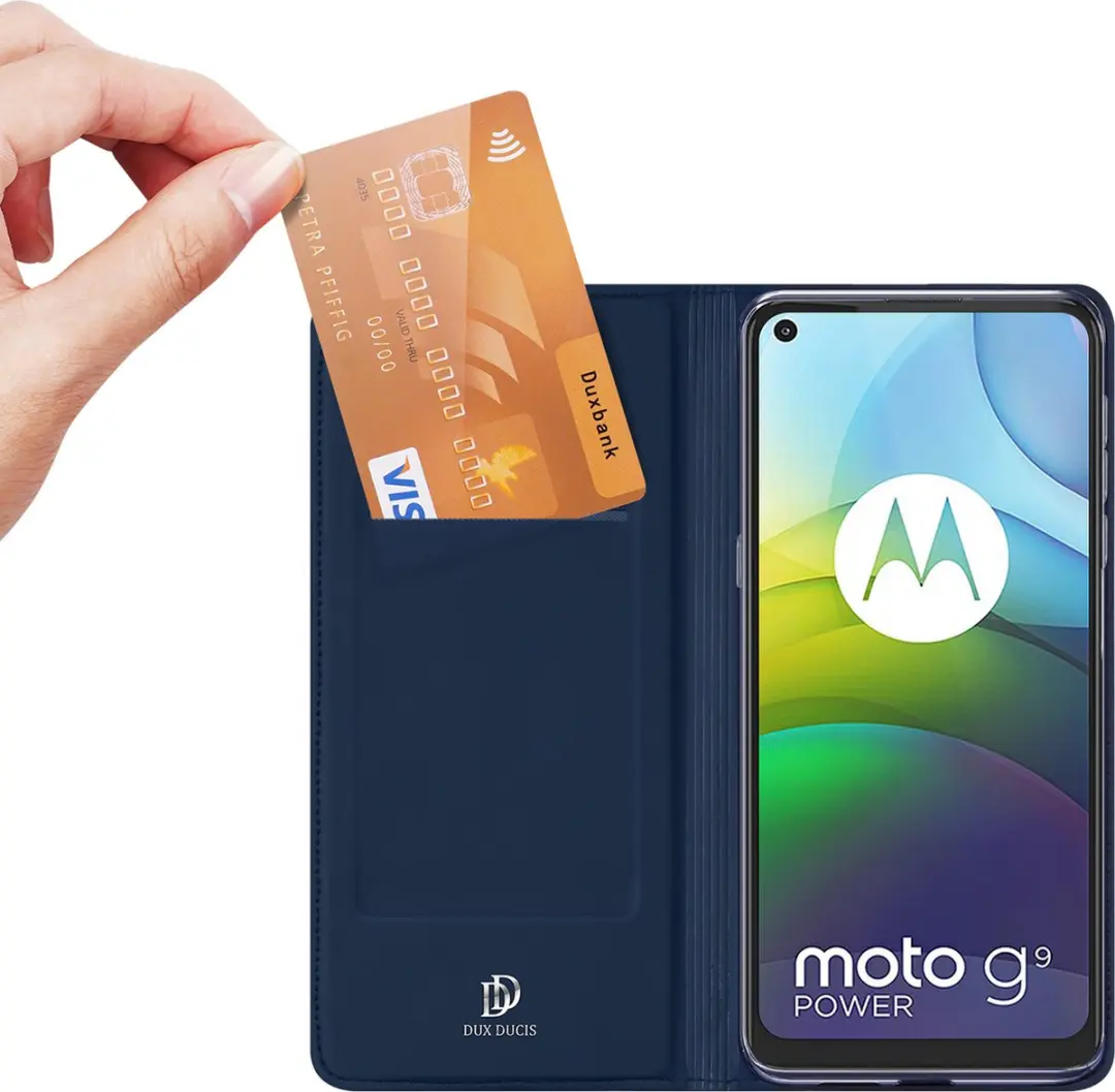 Dux Ducis Skin Pro Moto G9 Power Hoesje - Blauw MOTOG9POWER05442002