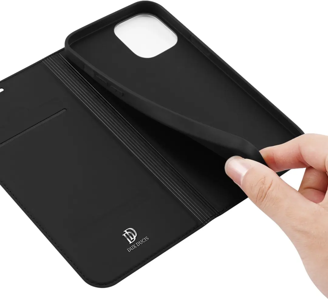 Dux Ducis Slimline Wallet Hoesje iPhone 12/12 Pro - DD-IPH12P-BLK - Zwart