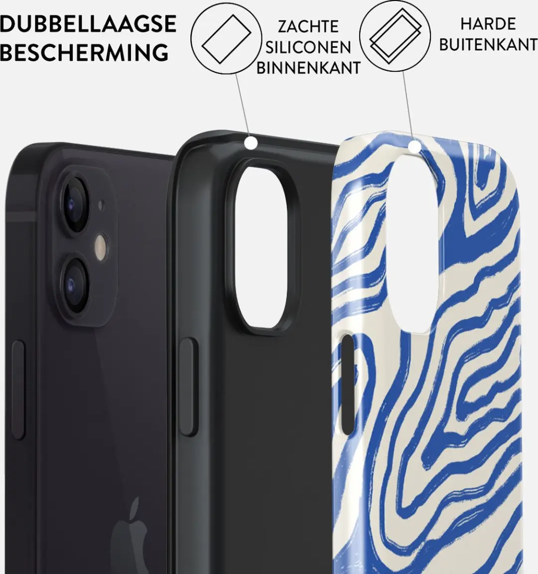 Burga Telefoonhoesje iPhone 12 Seven Seas - Schokbestendig