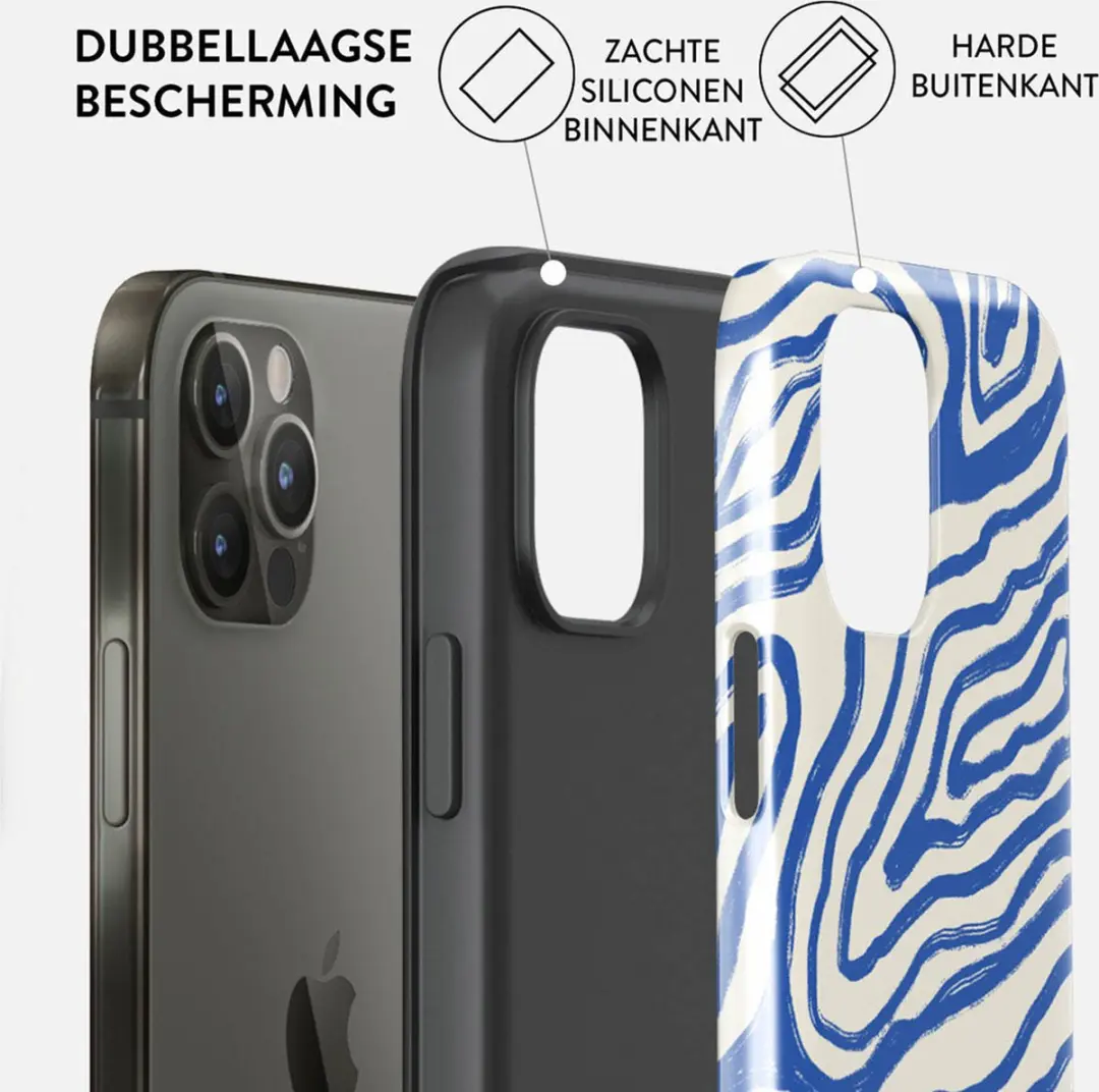 Burga Telefoonhoesje iPhone 12 Seven Seas - Schokbestendig