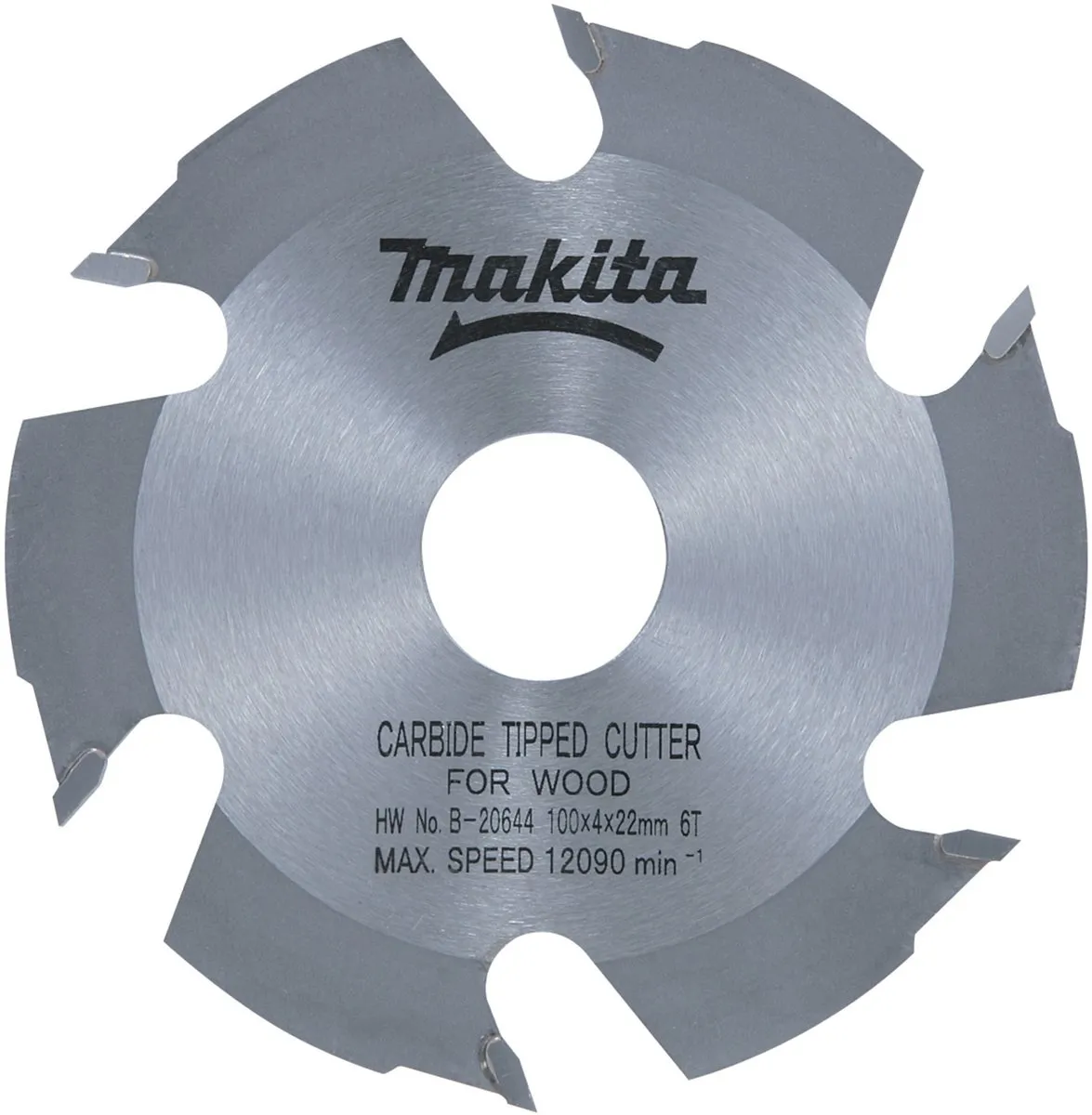 Makita Freesschijf Hout 100x22,2mm 6 Tanden B-20644