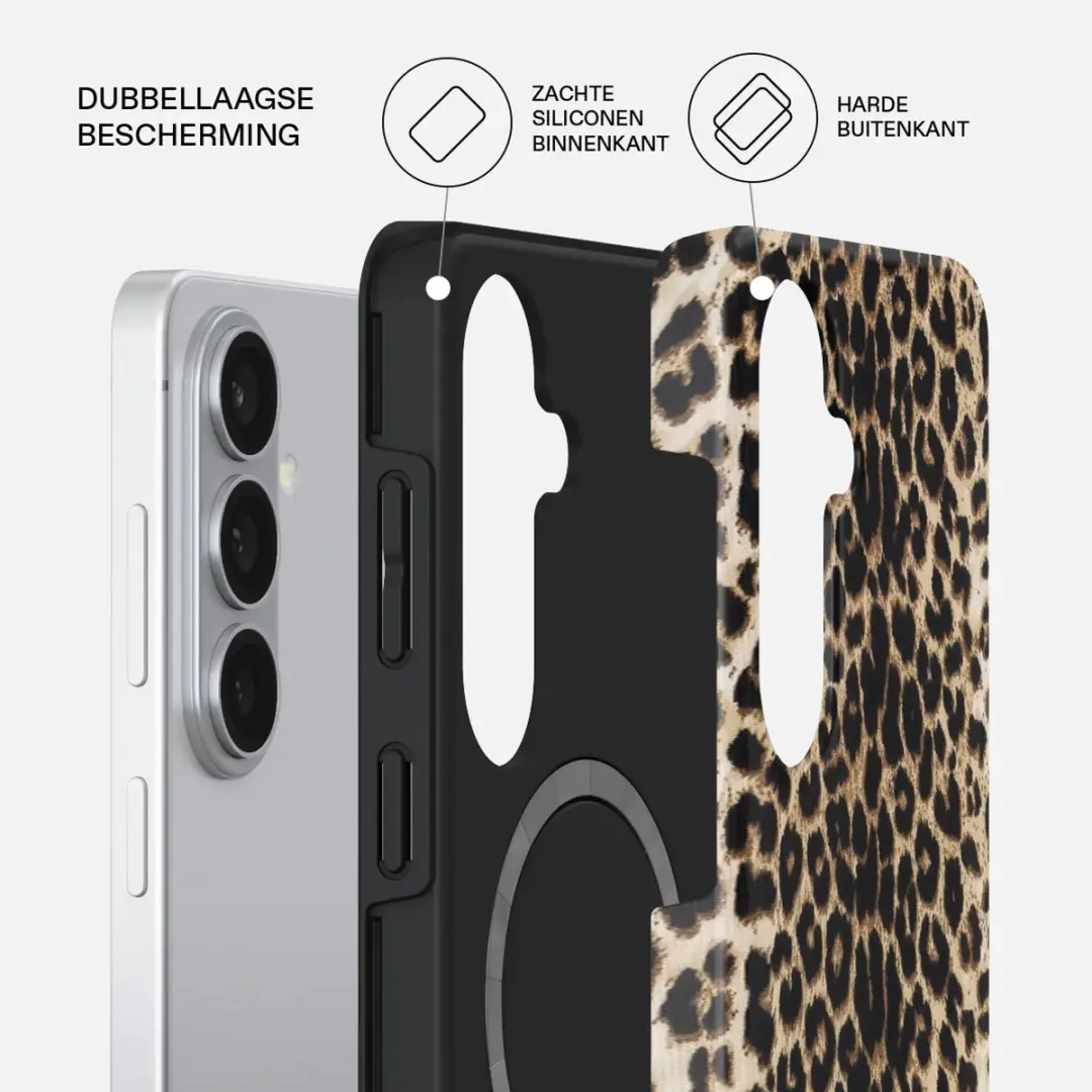 Burga Tough MagSafe Hoesje - Samsung Galaxy S26 Plus - Bruin