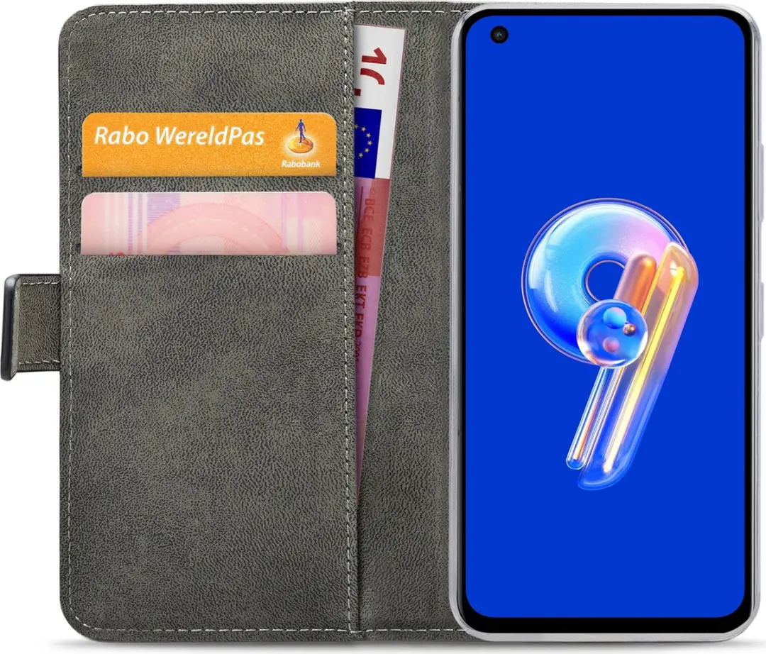 Mobilize Classic Gelly Wallet Bookcase ASUS Zenfone 9 - Zwart