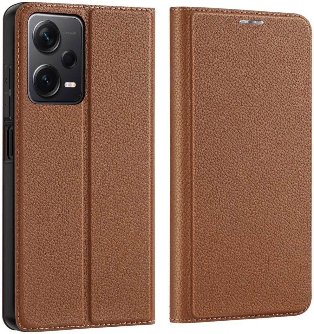 Dux Ducis Skin X2 Hoesje Xiaomi Redmi Note 12 Pro+ - Bruin