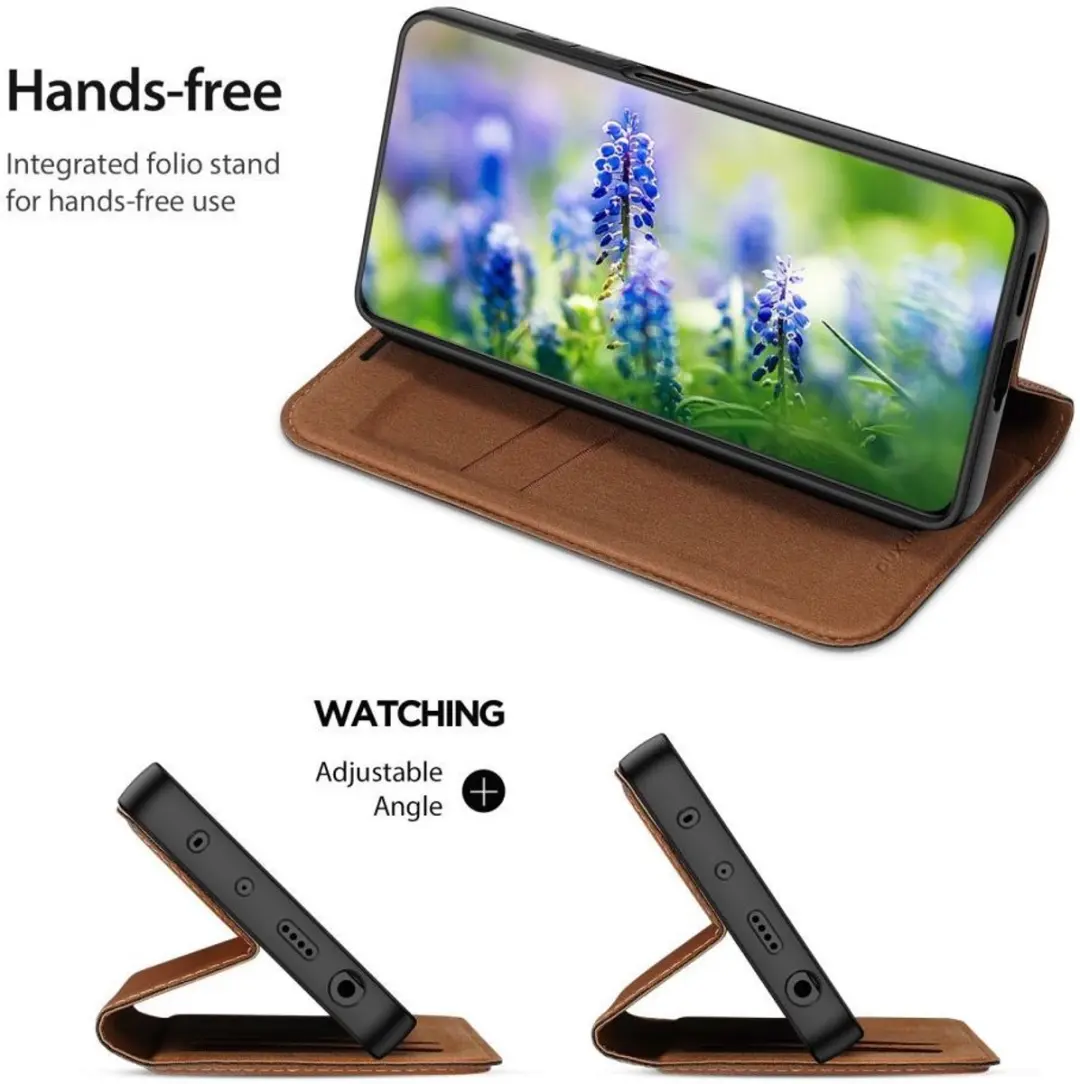 Dux Ducis Skin X2 Hoesje Xiaomi Redmi Note 12 Pro+ - Bruin