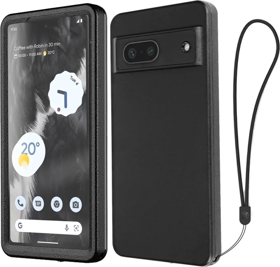 Redpepper Hoesje Google Pixel 7 BACK-REDP-PX7R - IP68 Zwart