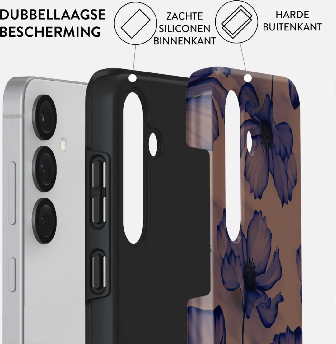 Burga Tough Backcover Samsung Galaxy S25 Velvet Night - RB_01_S25_TH