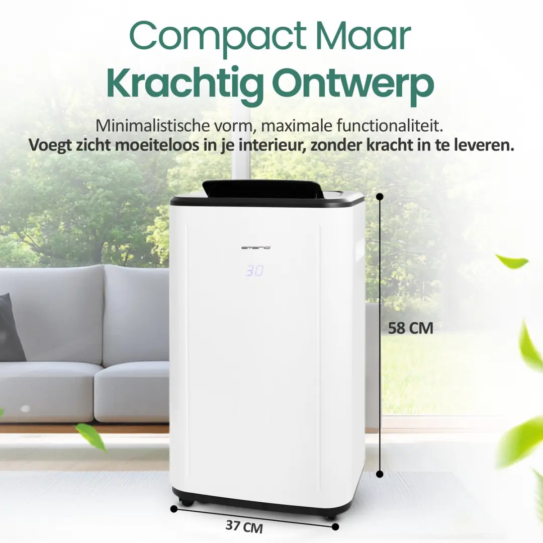 Emerio DH-129238 Luchtontvochtiger 420W - 60m² - Wit