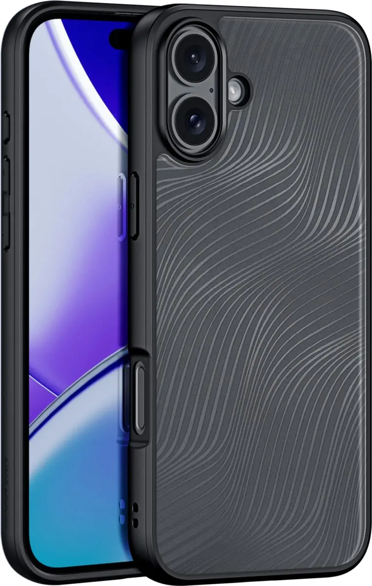 Dux Ducis Aimo Back Cover iPhone 16 - Zwart