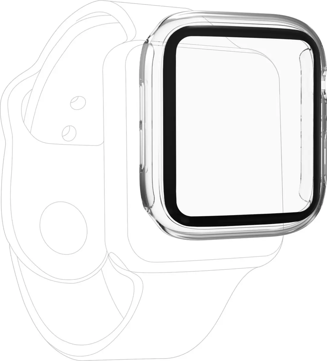ZAGG InvisibleShield Glass Apple Watch 45mm - 1 Stuk