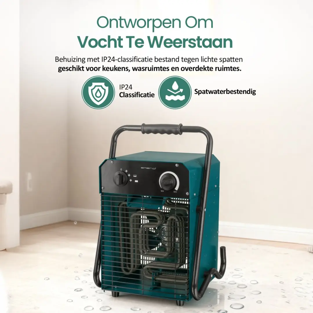 Emerio FH-105537.4 Power Ventilatorkachel 5000W - Blauw