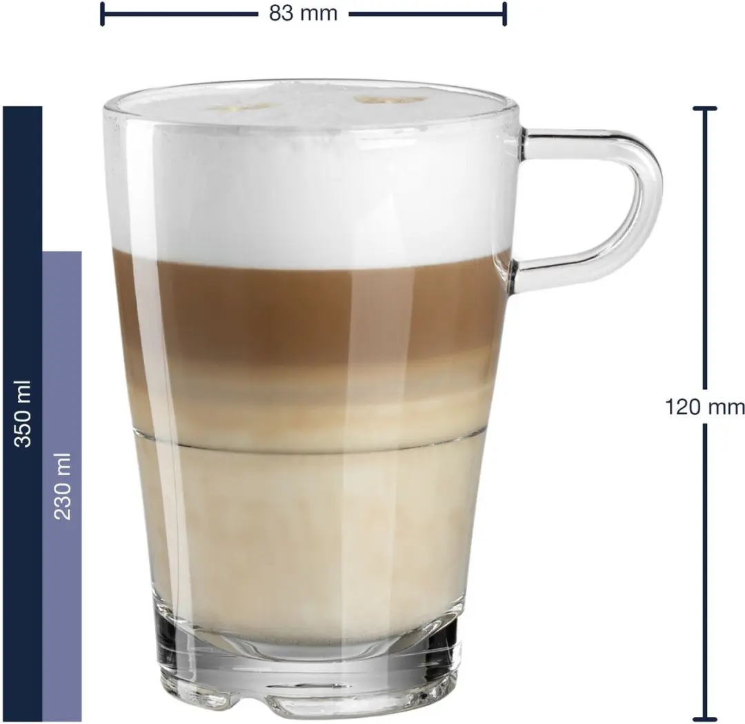 Leonardo SENSO Latte Macchiatoglas 350ml - 6 Stuks