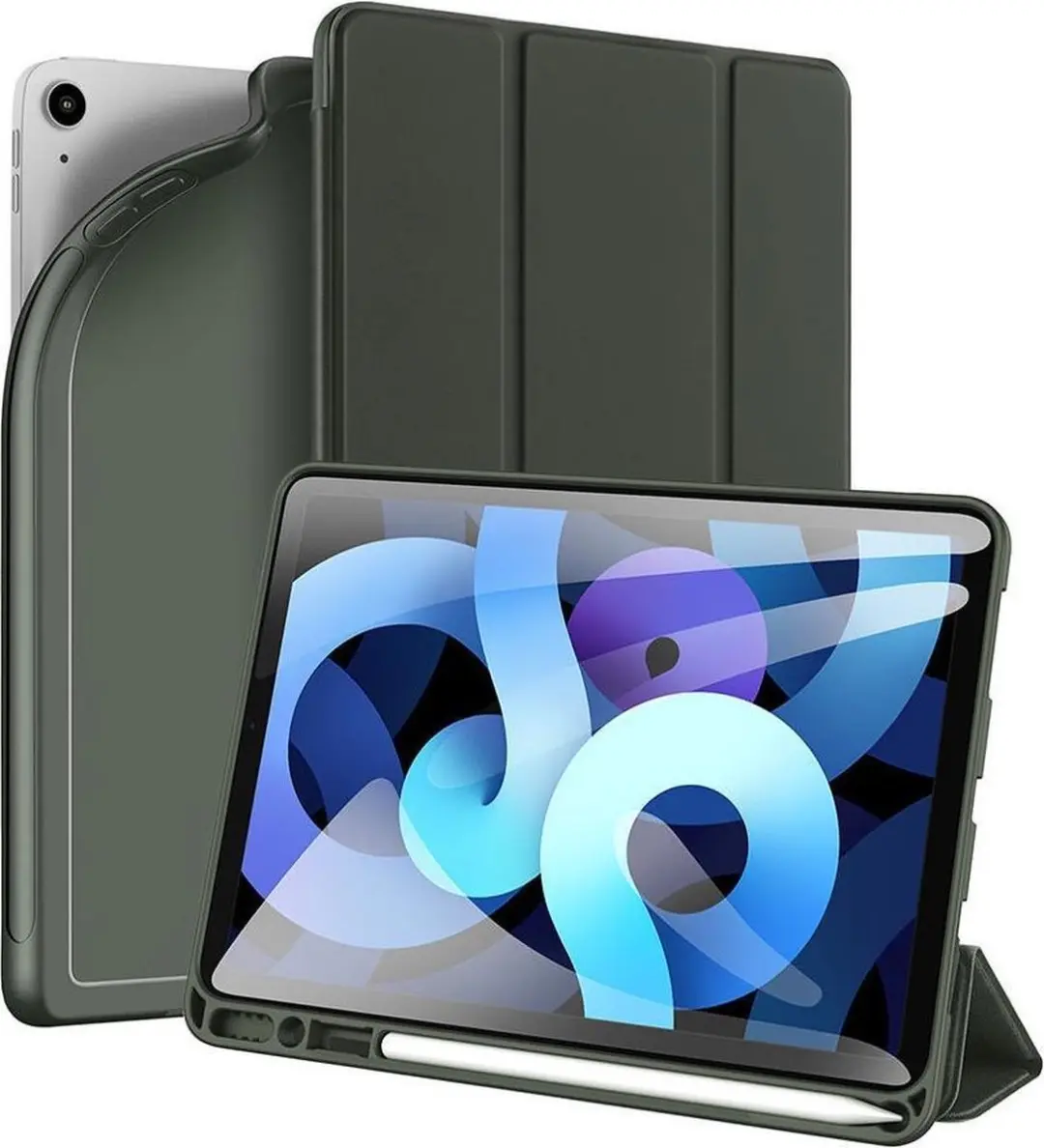 Dux Ducis Osom Series Hoes Geschikt voor Apple iPad Air 2020 / 2022 Tri-Fold Gro