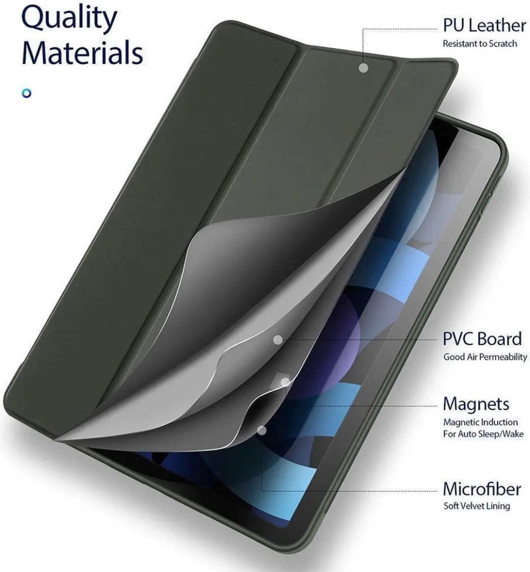 Dux Ducis Osom Series Hoes iPad Air 10.9" - Groen