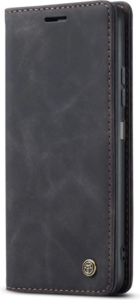 Caseme Hoesje Xiaomi Redmi 14C 013 Book Case - 2 Pasjes - Zwart