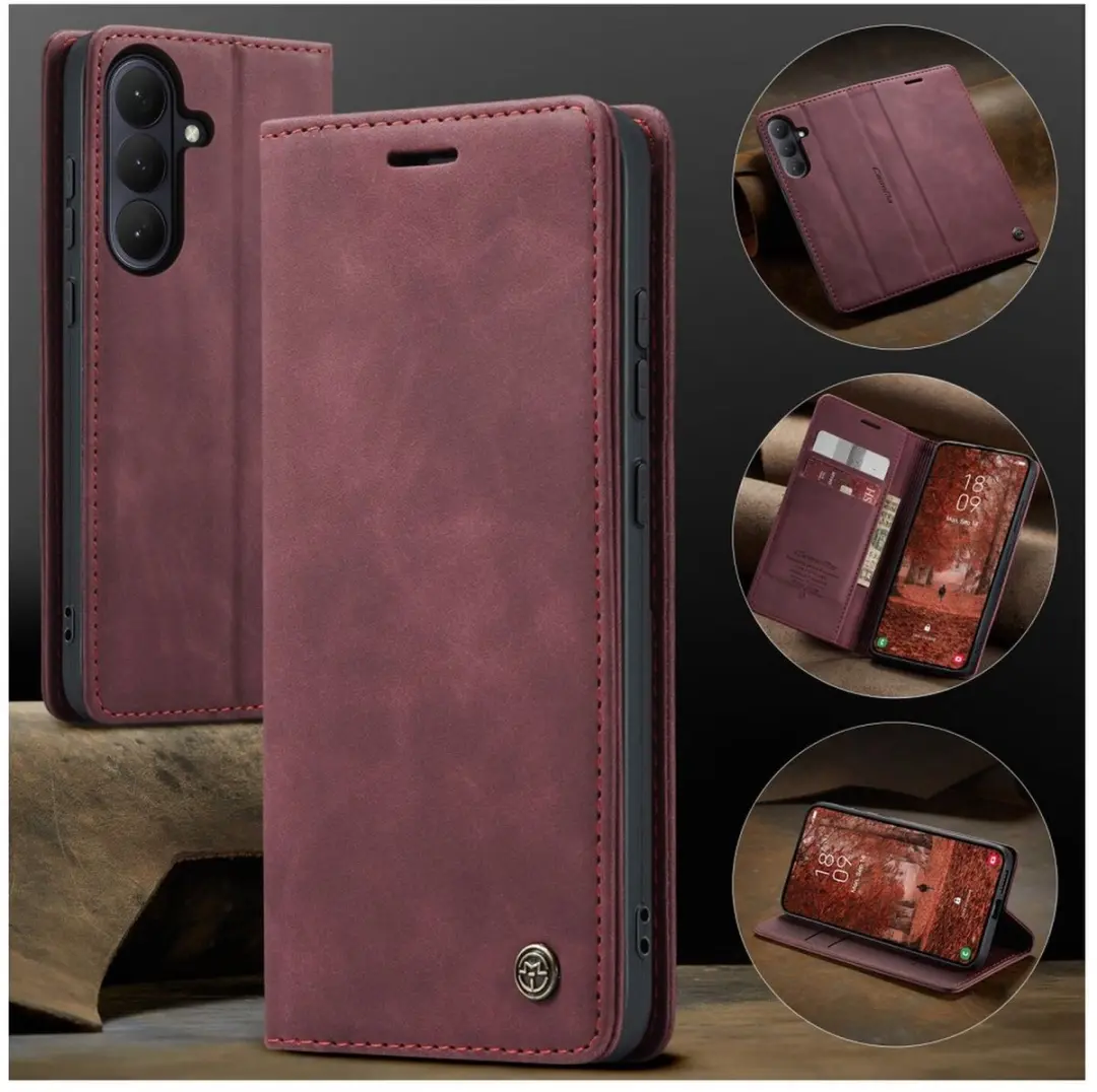 Caseme 013 Hoesje Samsung Galaxy S26 Plus - Book Case Rood