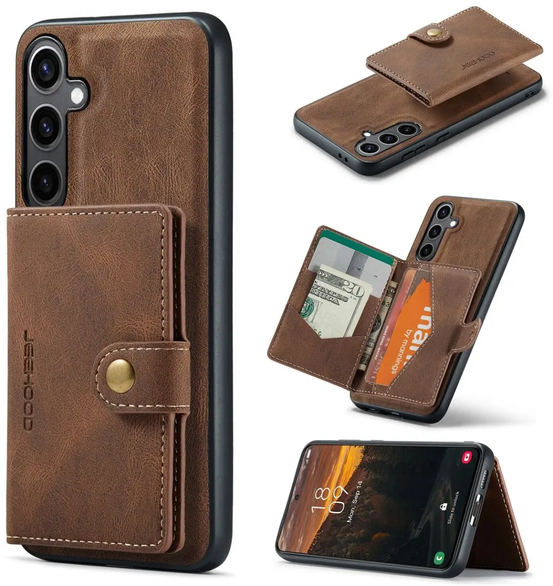 Caseme JH-01 Hoesje Samsung Galaxy S25 FE - Bruin