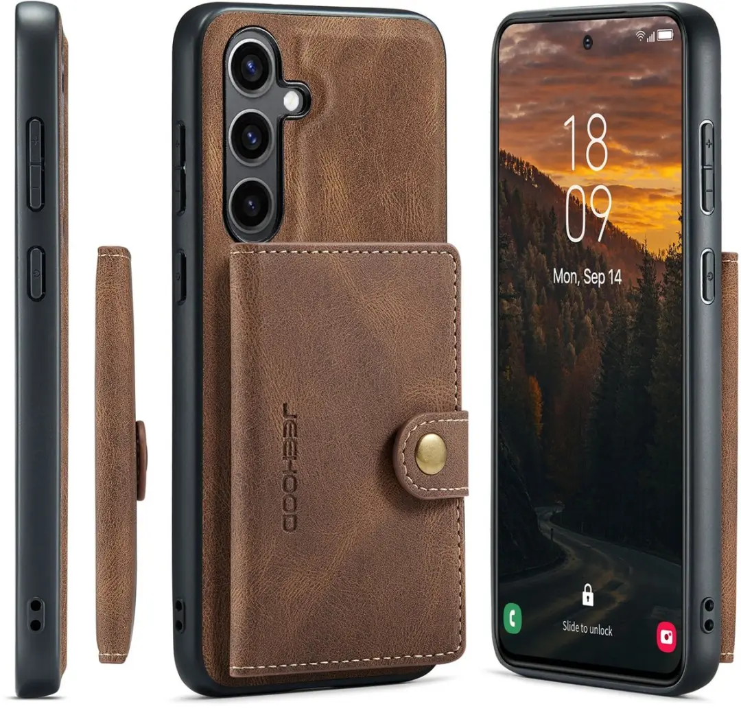 Caseme JH-01 Hoesje Samsung Galaxy S25 FE - Bruin