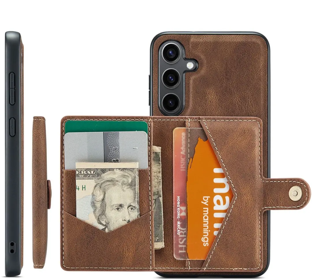 Caseme JH-01 Hoesje Samsung Galaxy S25 FE - Bruin