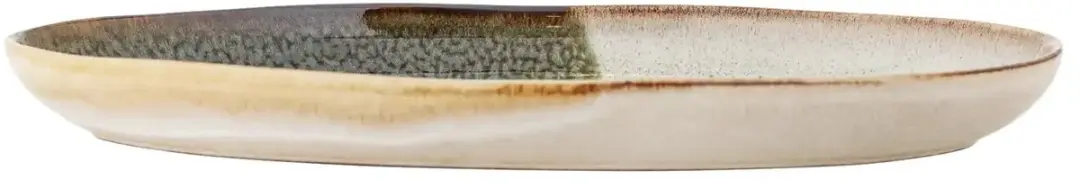 Bloomingville Jules Serveerschaal Aardewerk - 33cm - Groen