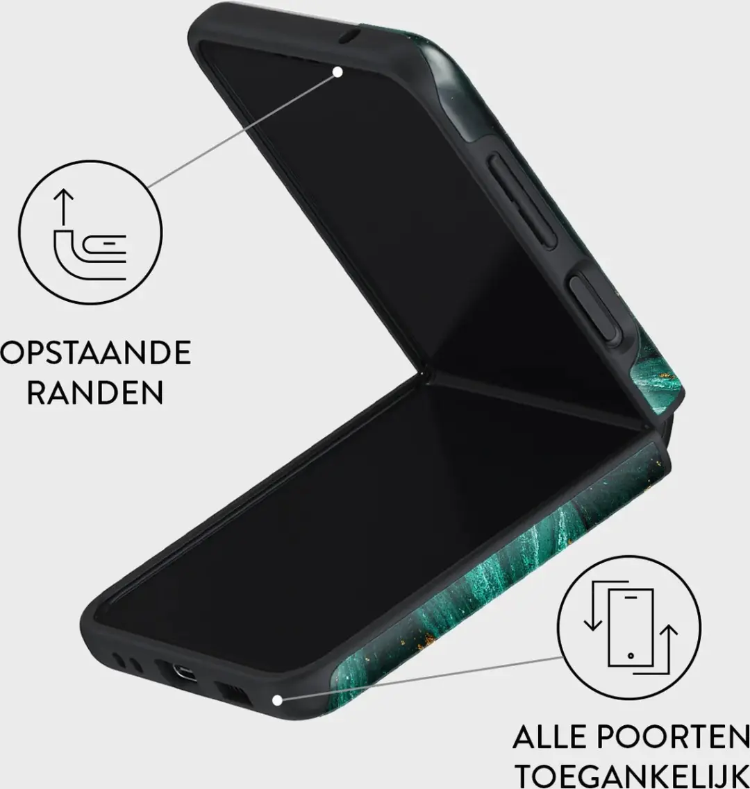Burga Tough Case ZF4_TH_FA_04 Samsung Galaxy Z Flip 4 - Meerkleurig