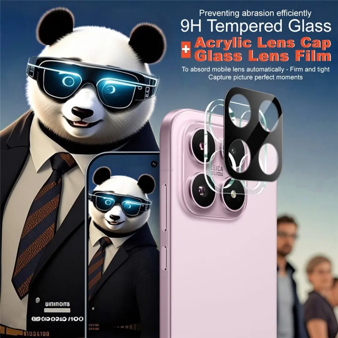 Imak 9H Tempered Glass Camera Lens Protector Xiaomi 17 - Zwart