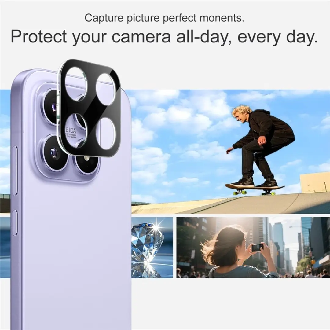 Imak 9H Tempered Glass Camera Lens Protector Xiaomi 17 - Zwart
