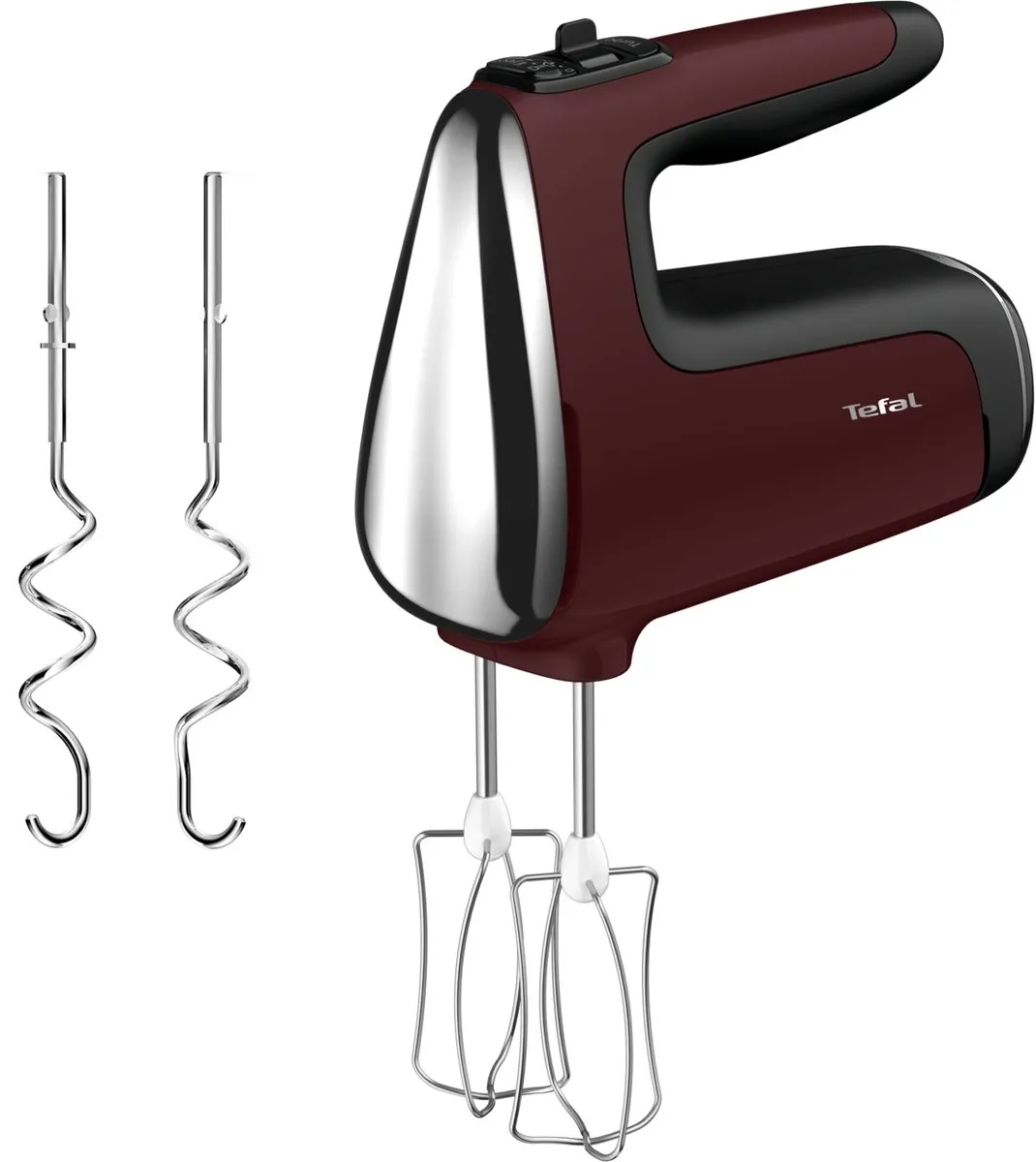 Tefal Powermix Silence HT6525 Handmixer - 600W - Rood