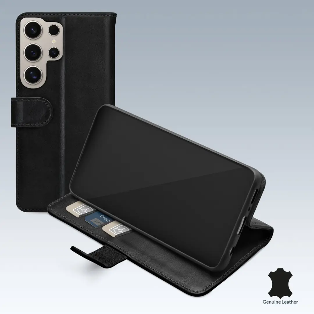 Mobilize Wallet Bookcase Telefoonhoesje Samsung Galaxy S24 Ultra - Zwart