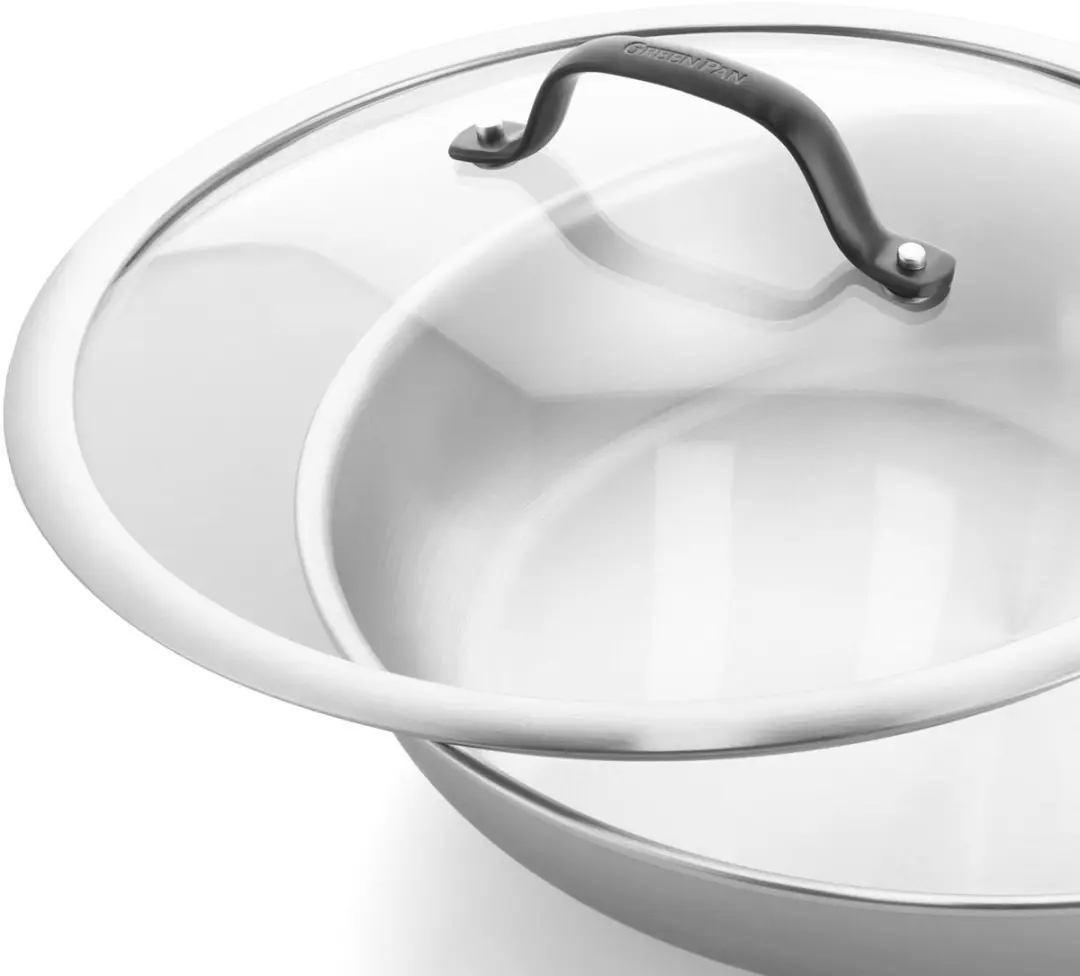 GreenPan Venice Pro CC010254-001 Pannenset - 14-delig - Inductie/Ovenbestendig 220°C - Zilver