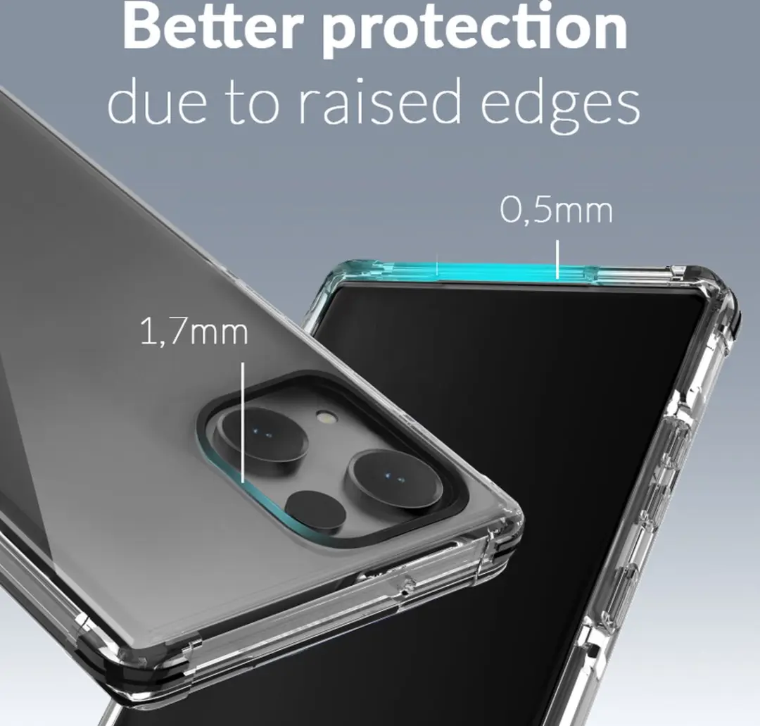 Mobilize Galaxy S21 Plus Hoesje - Transparant/Zwart - MOB-SCB-GALS21P