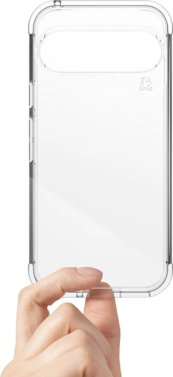 ZAGG Luxe Bundel Pixel 9/9 Pro - Hoesje + Tempered Glass - Transparant