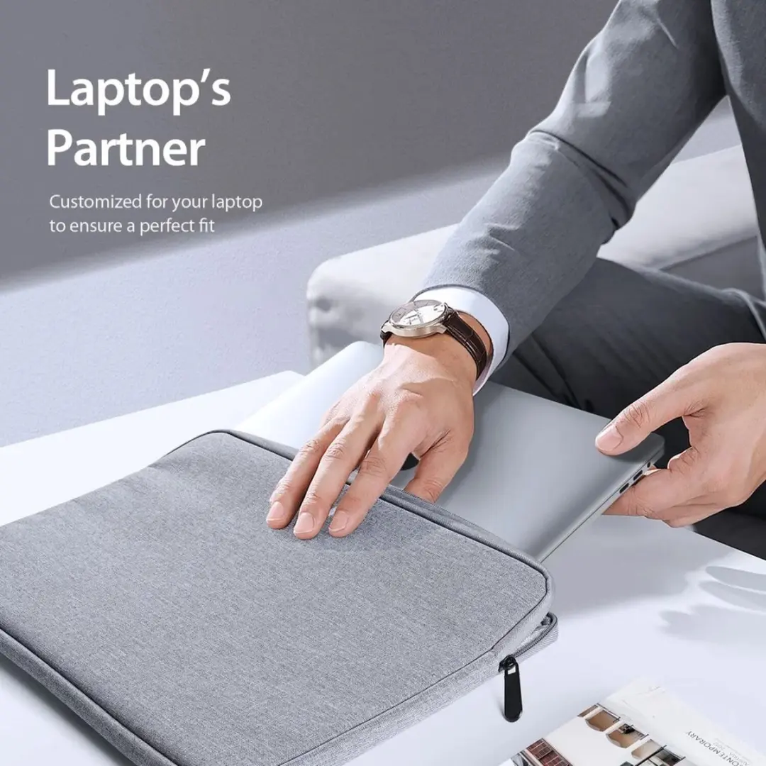 Dux Ducis LBDA Hoes MacBook 15.5-16 Inch - Lichtgrijs