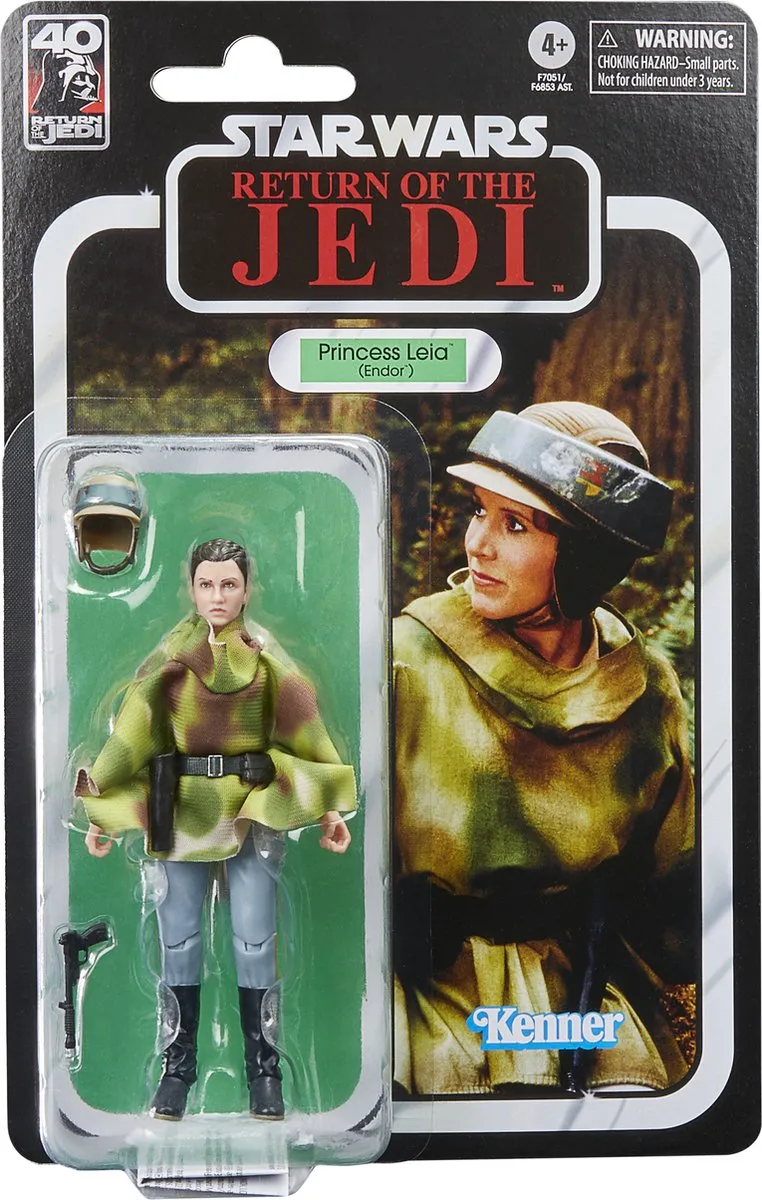 Star Wars Princess Leia Endor Action Figure 15cm - Multi - afbeelding 6 van 6