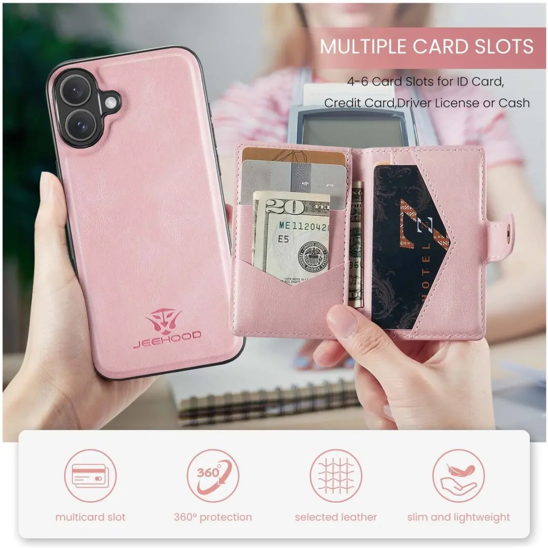 CaseMe JH-01 Hoesje iPhone 17 - Roze