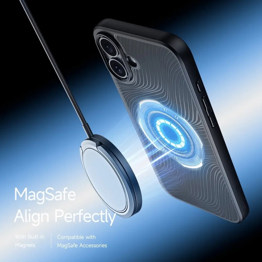 Dux Ducis Aimo iPhone 16 Plus Hoesje - Magnetisch - Zwart