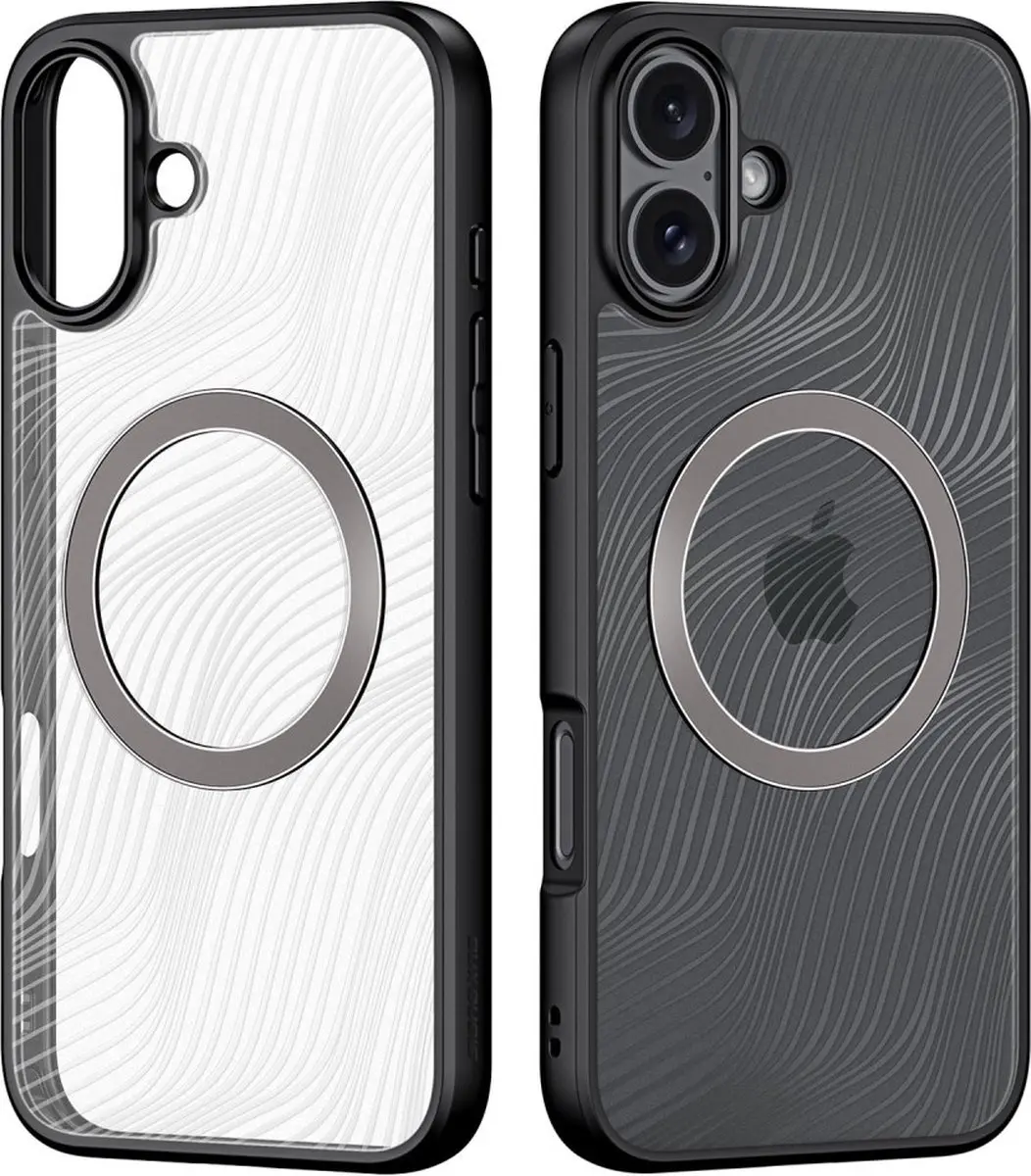 Dux Ducis Aimo iPhone 16 Plus Hoesje - Magnetisch - Zwart - afbeelding 6 van 6